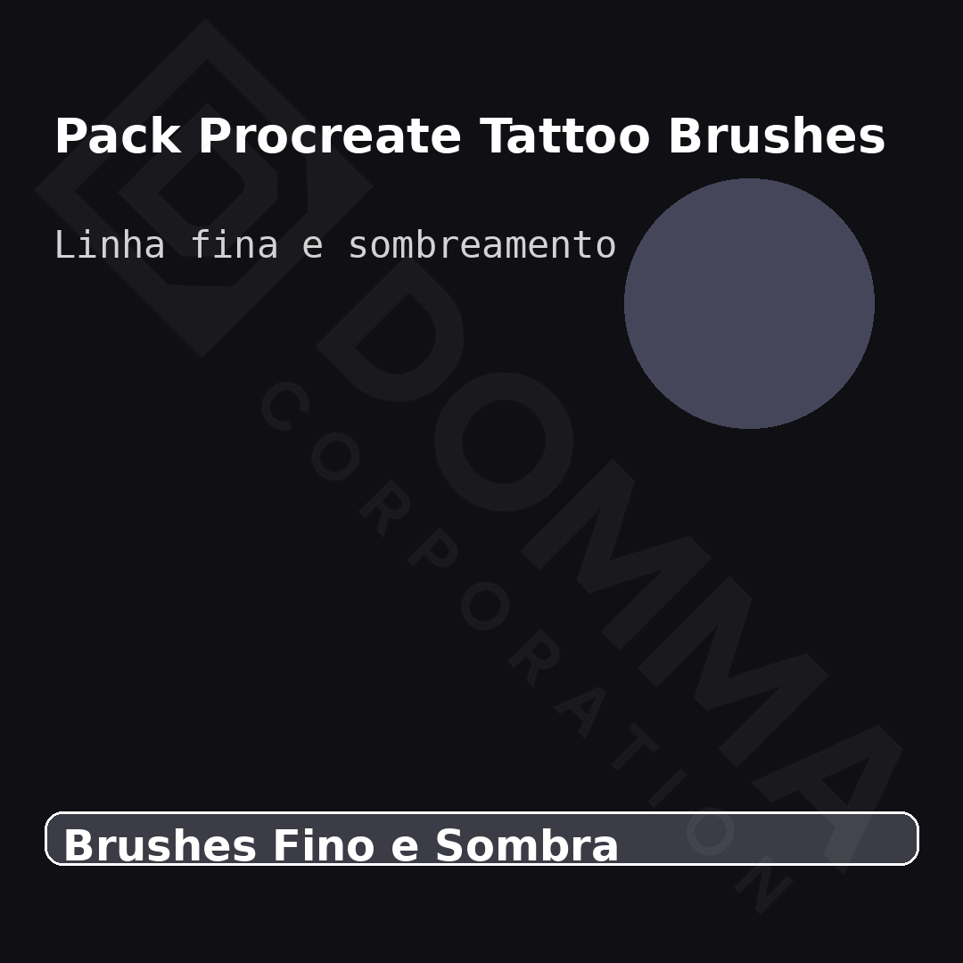Pack Procreate Tattoo Brushes