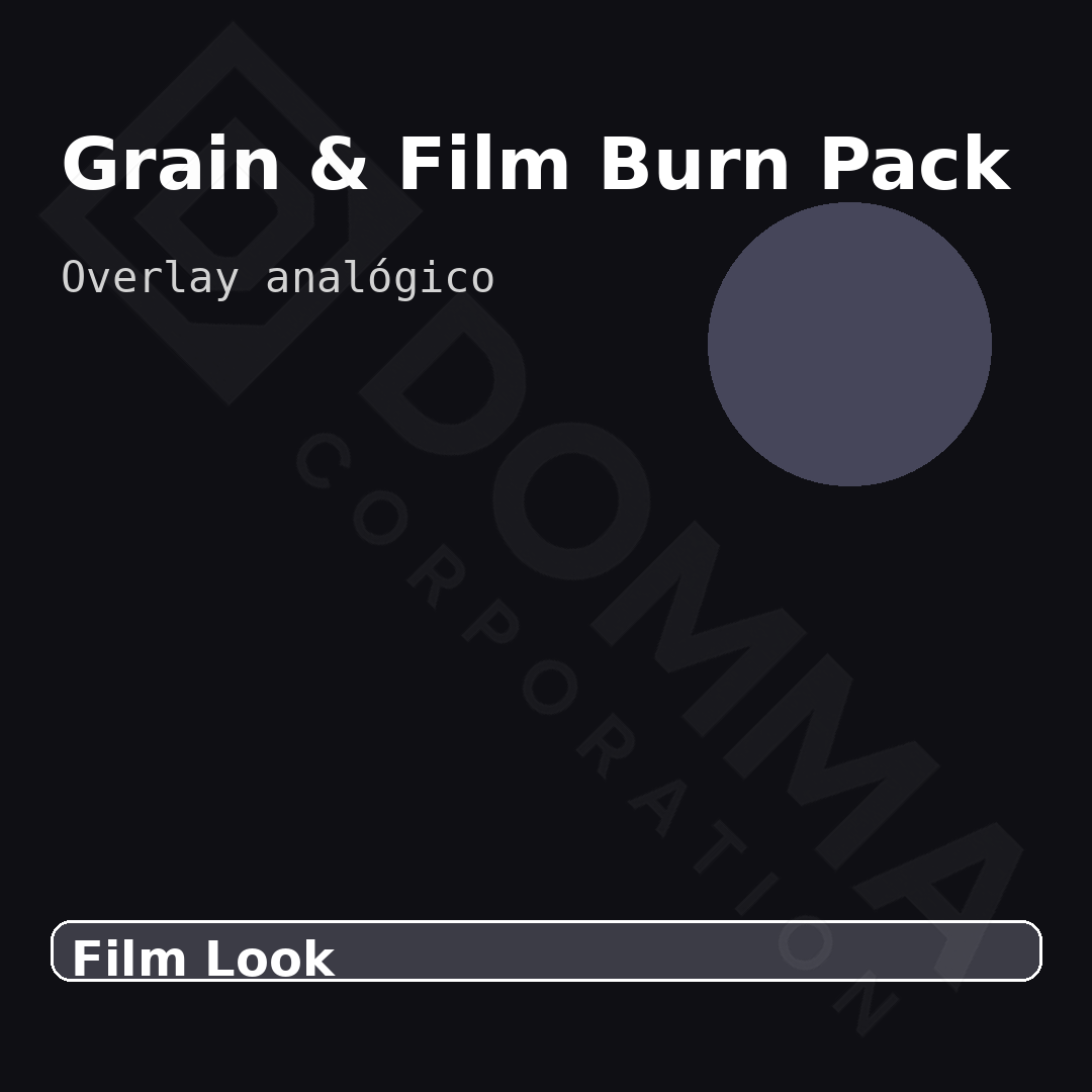 Grain & Film Burn Pack
